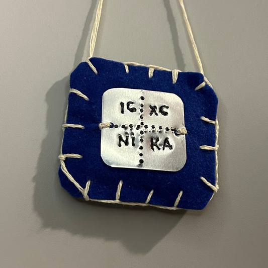 ΙC.ΧC.ΝΙCΑ Φυλακτό Για Αυτοκίνητο (Τετράγωνο)