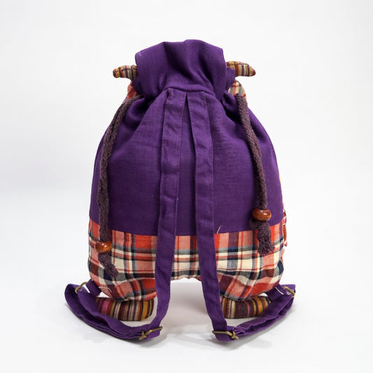 Μωβ Σακίδιο Backpack “Κουκουβάγια”