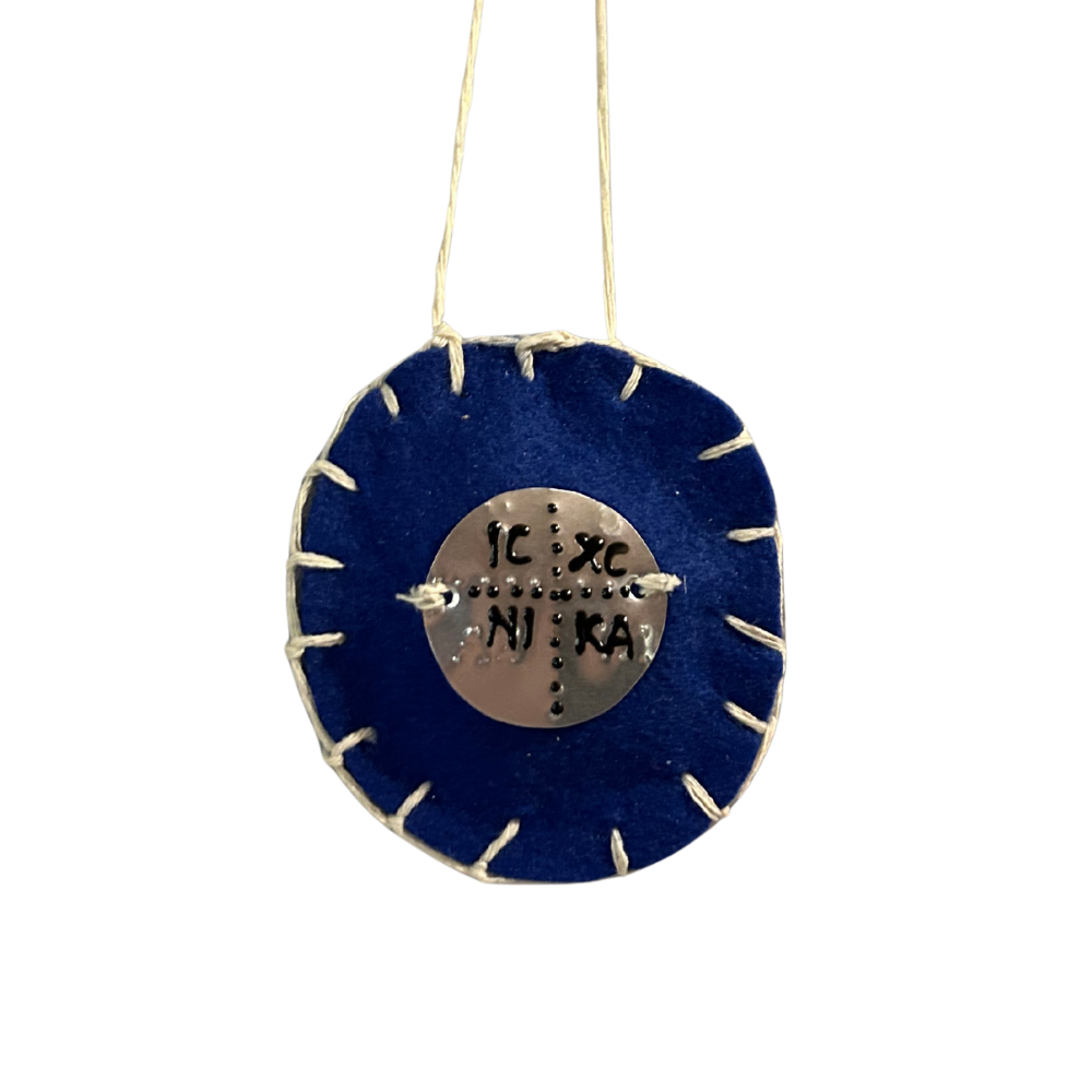 ΙC.XC.ΝΙCA Φυλαχτό Για Αυτοκίνητο (Στρογγυλό)