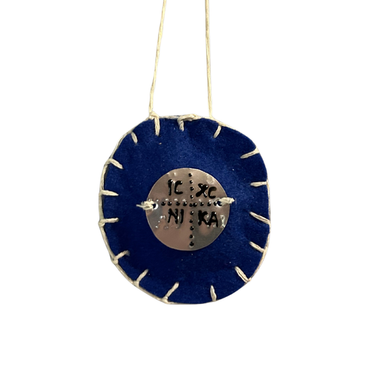 ΙC.XC.ΝΙCA Φυλαχτό Για Αυτοκίνητο (Στρογγυλό)