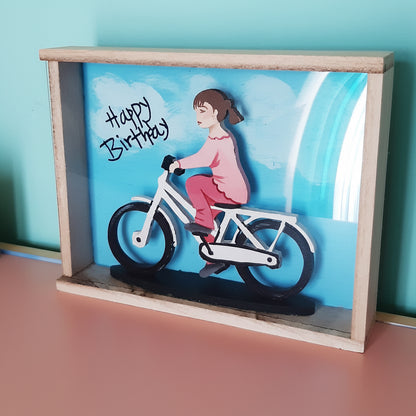 Ξύλινη Κάρτα 3D “Happy Birthday “