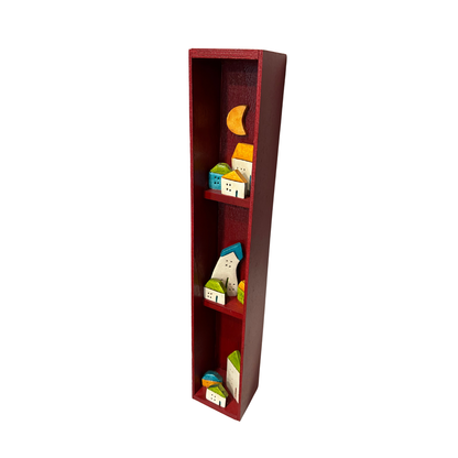 Διακοσμητική Σύνθεση με Κεραμικά Σπίτια