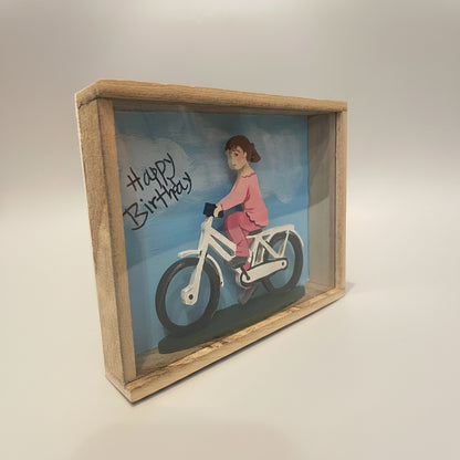 Ξύλινη Κάρτα 3D “Happy Birthday “