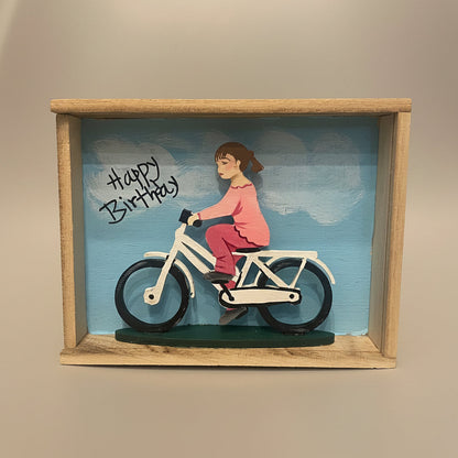 Ξύλινη Κάρτα 3D “Happy Birthday “