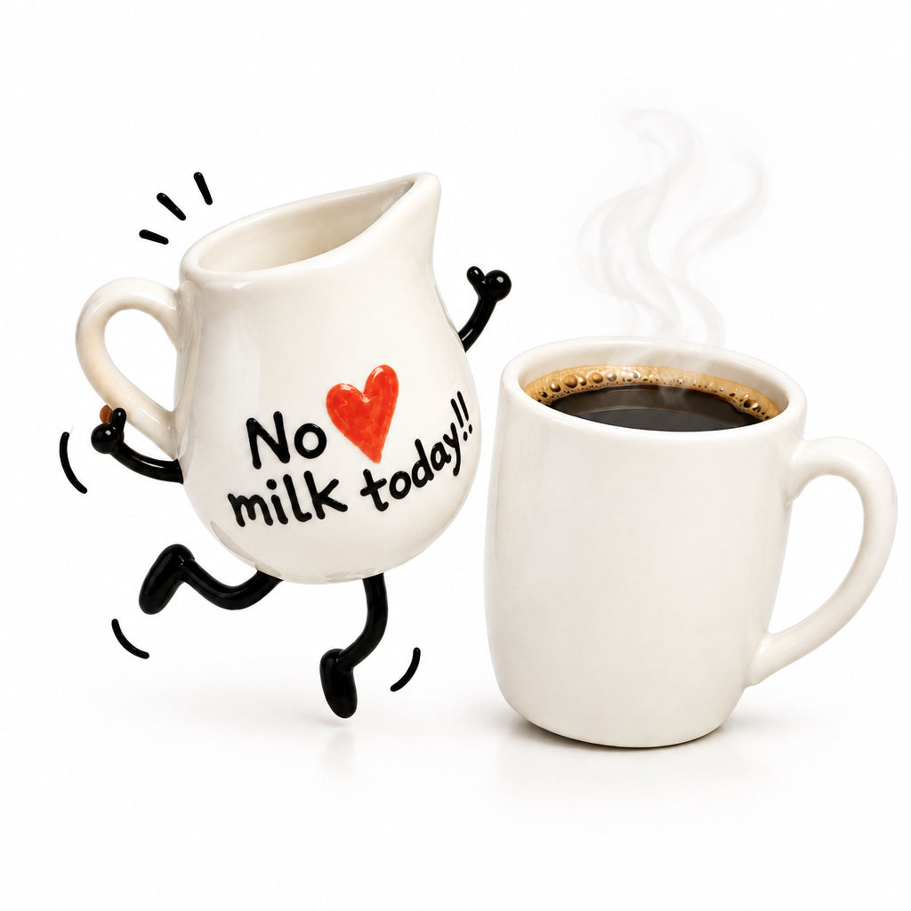 Χιουμοριστική Γαλατιέρα “No milk today!!”