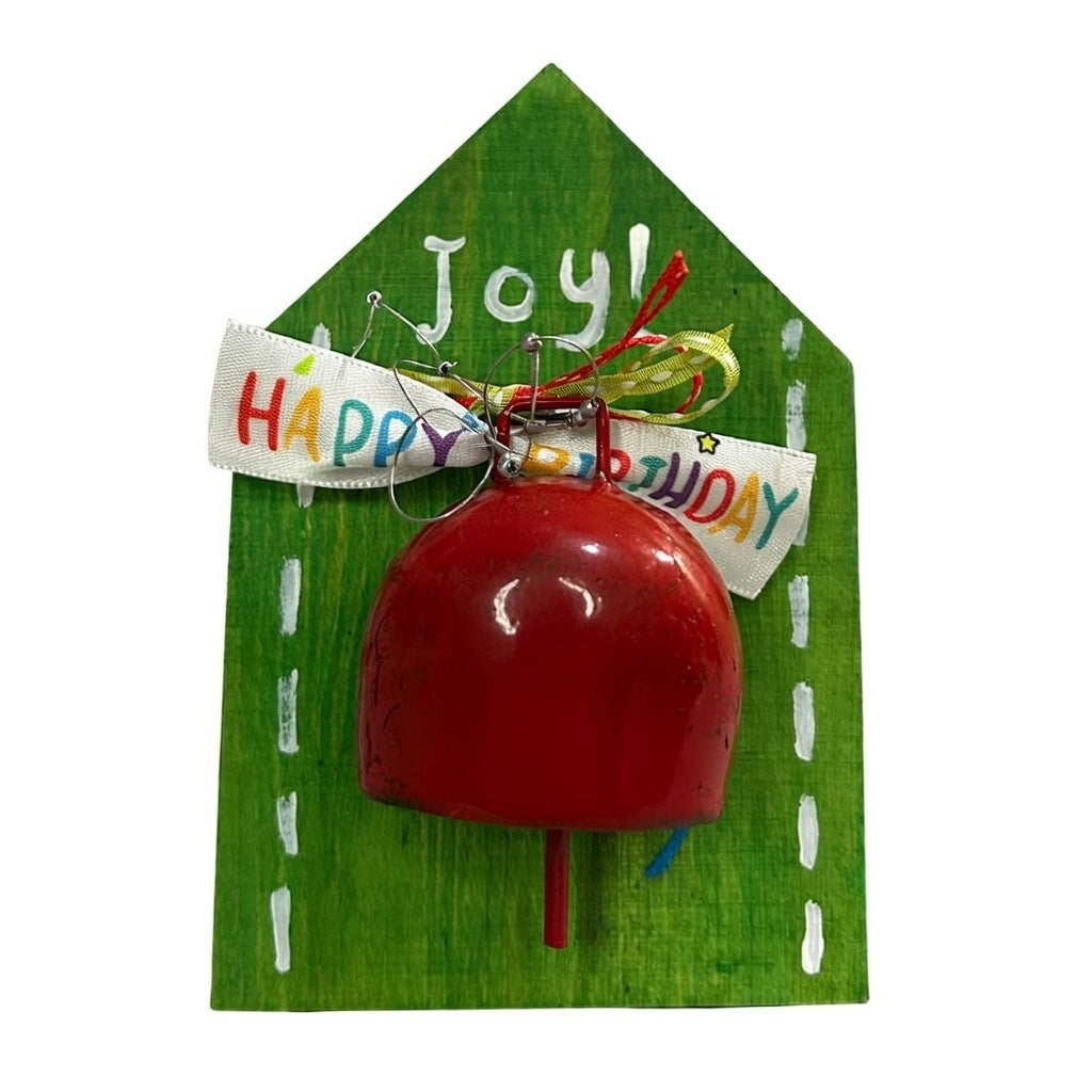 Ξύλινο Διακοσμητικό Με Καμπανάκι“Joy”