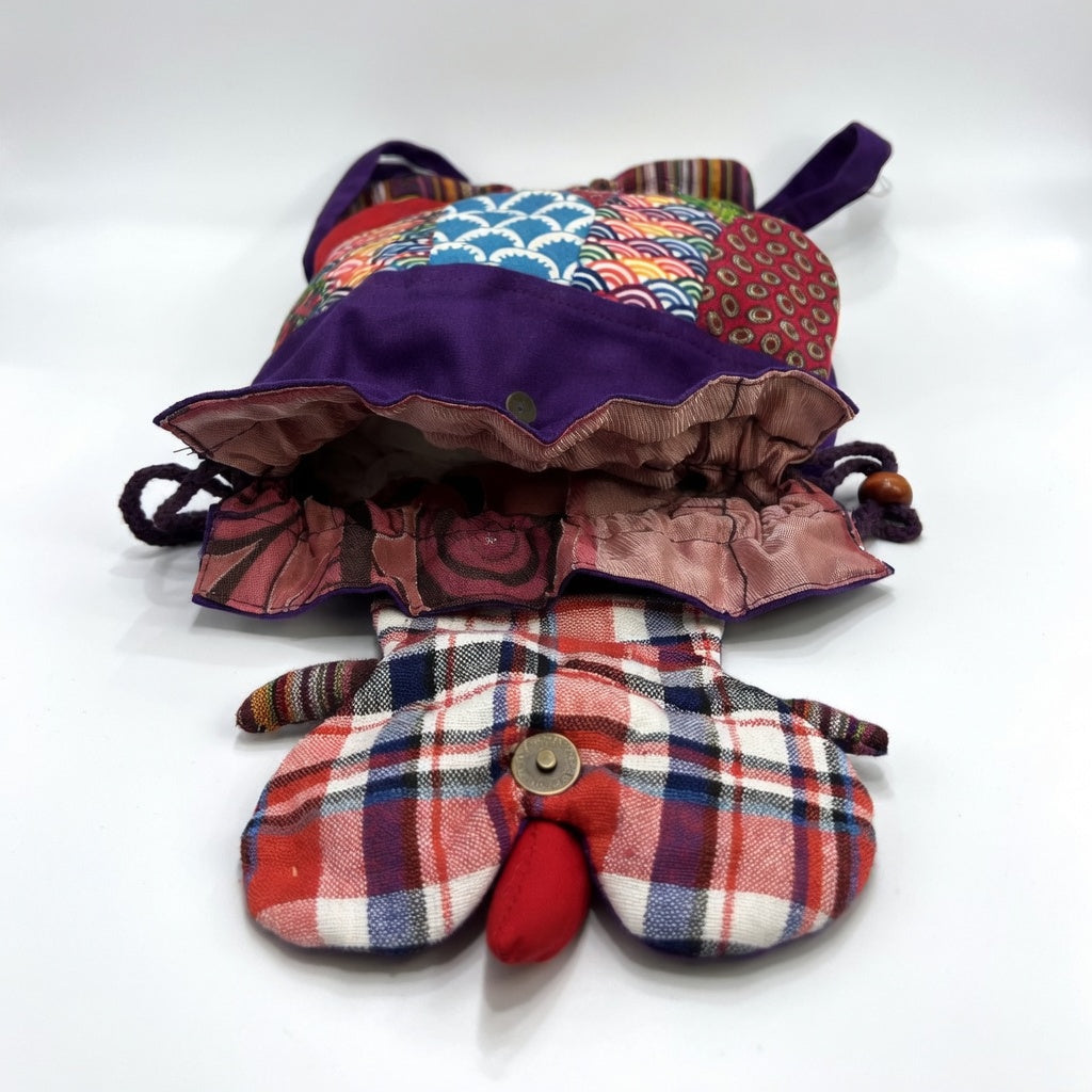 Μωβ Σακίδιο Backpack “Κουκουβάγια”