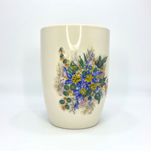 Κερί Σε Κούπα “Λουλούδια”