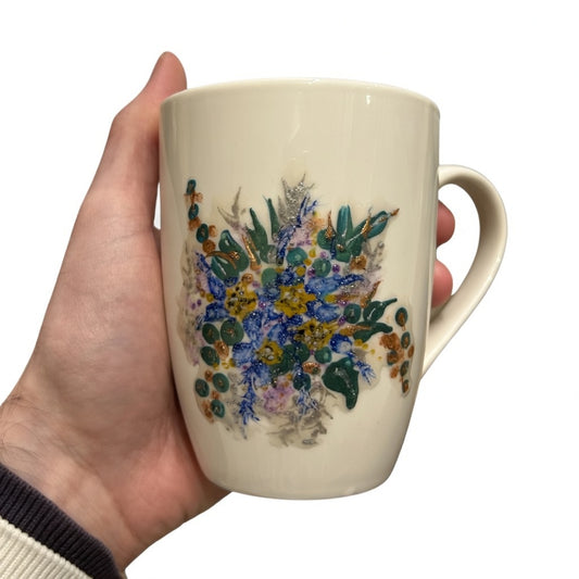 Κερί Σε Κούπα “Λουλούδια”